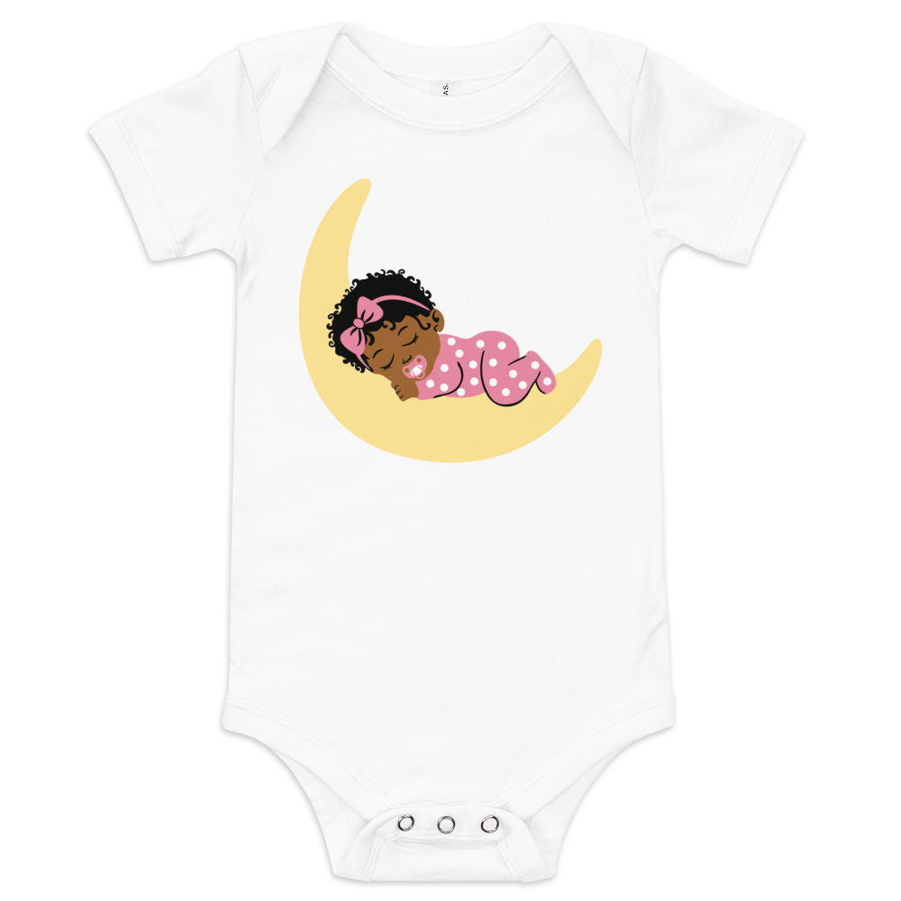 Primacy Baby Princess On Moon Short Sleeve One Piece