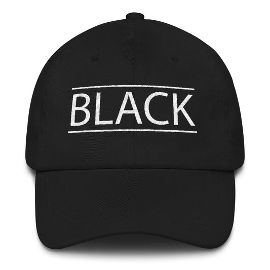 BLACK Dad Hat