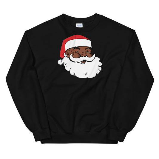Primacy Jolly Black Santa Sweatshirt