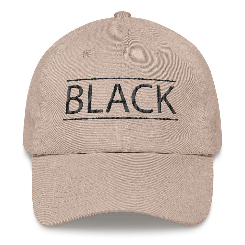 BLACK Dad Hat