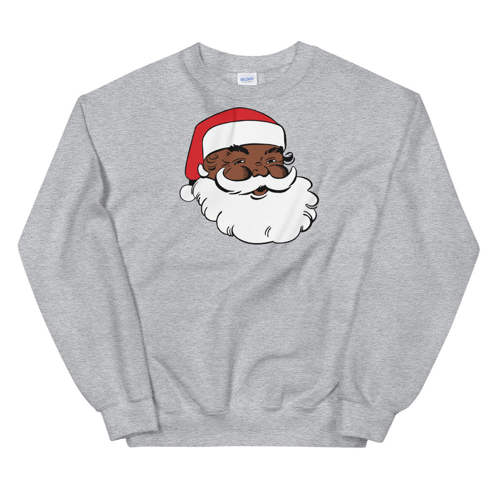 Primacy Jolly Black Santa Sweatshirt
