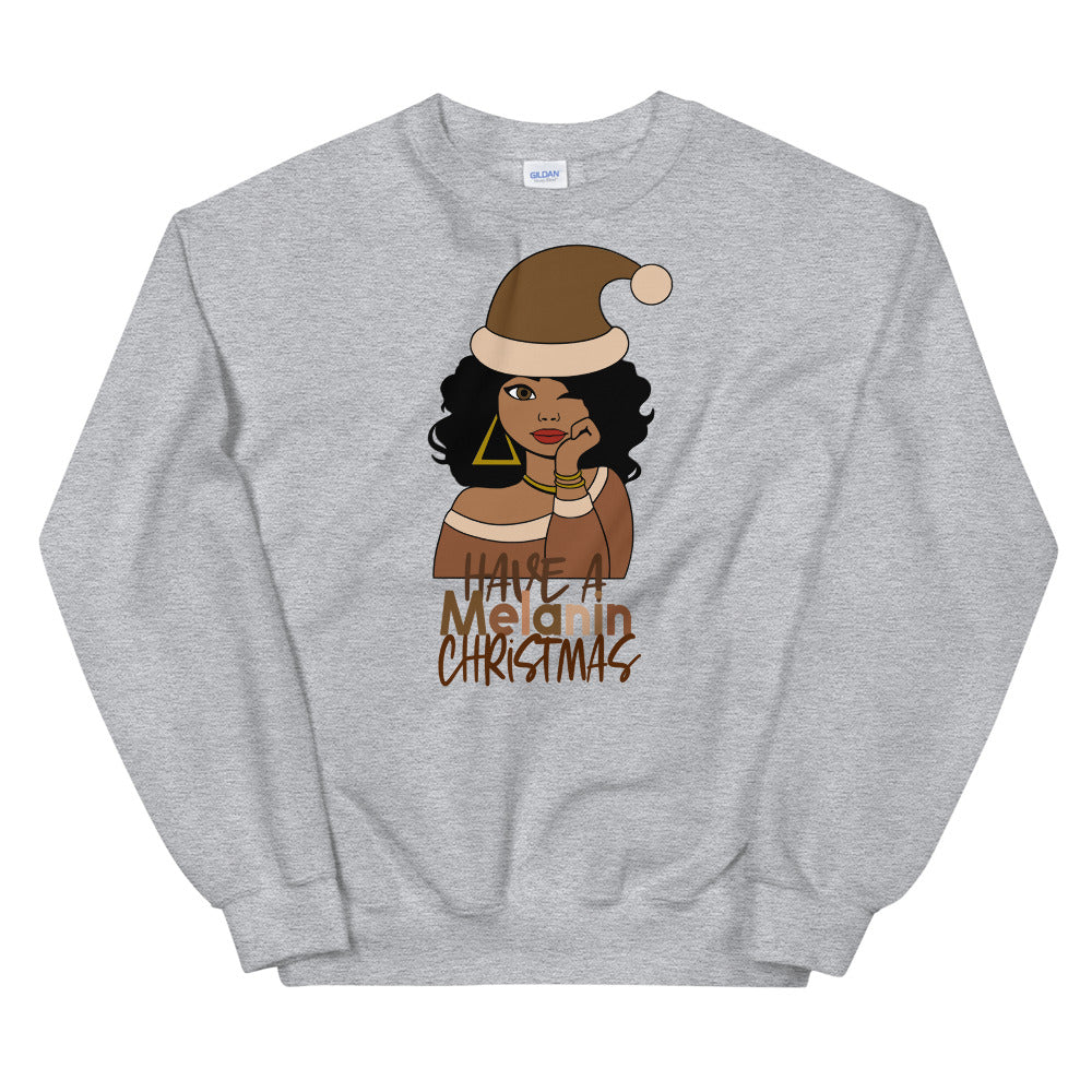 Primacy Melanin Christmas Sweatshirt