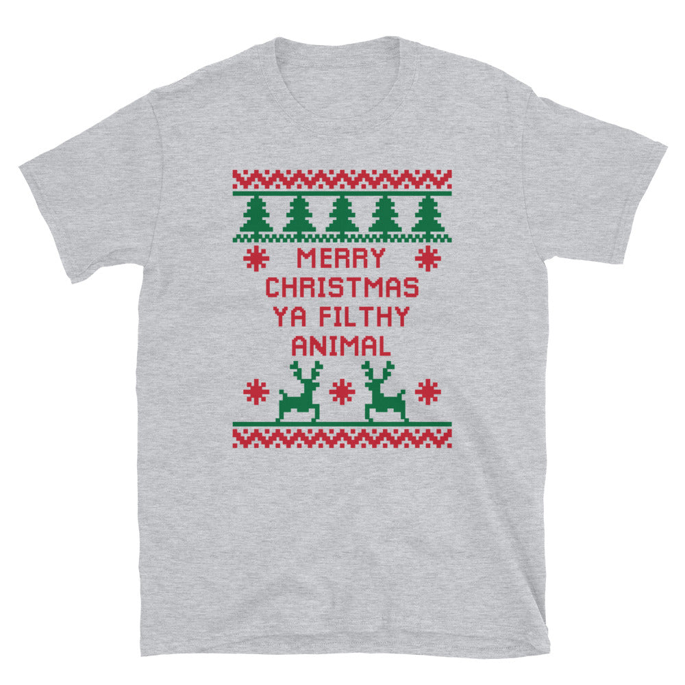 Primacy Filthy Animal Christmas Tee