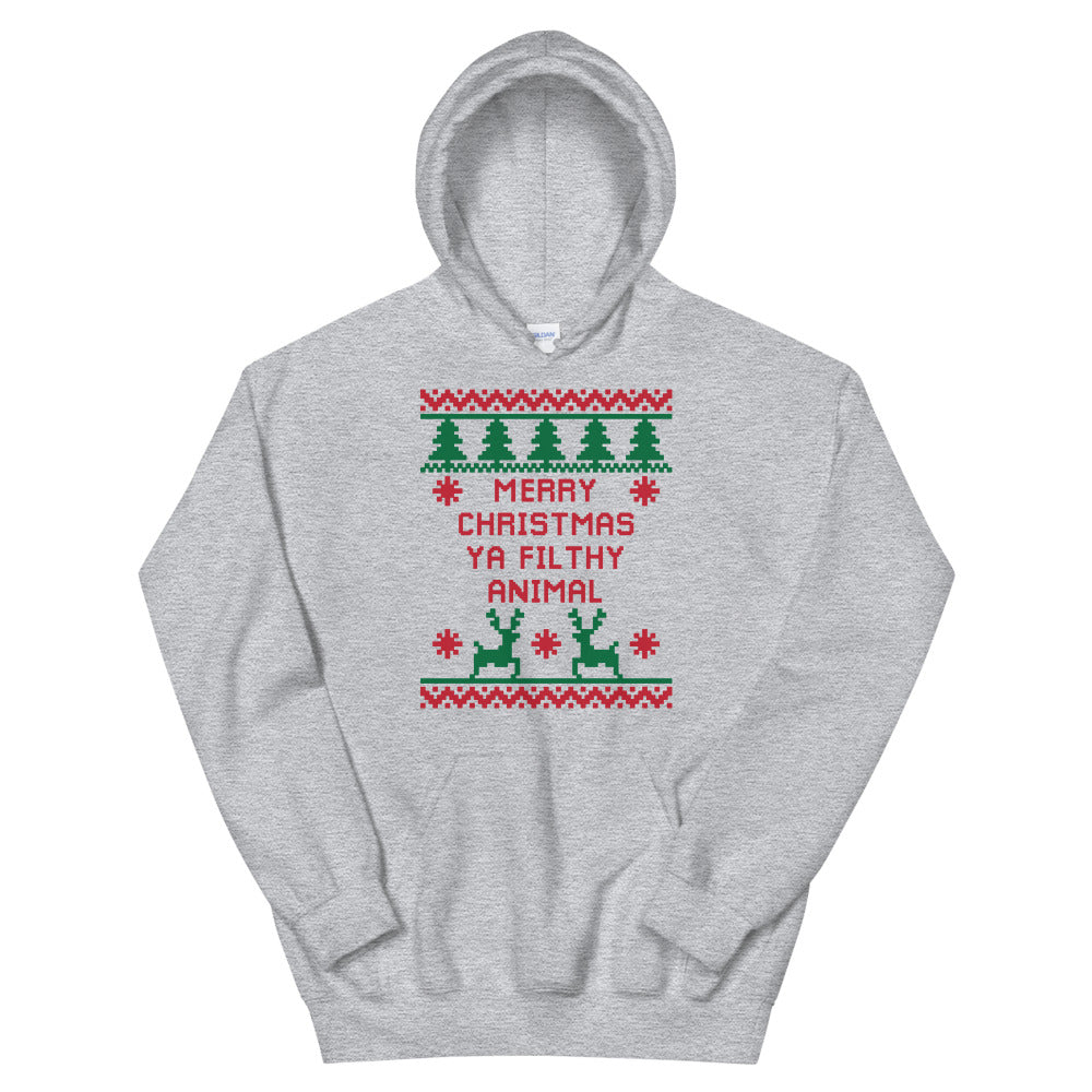 Primacy Filthy Animal Christmas Hoodie