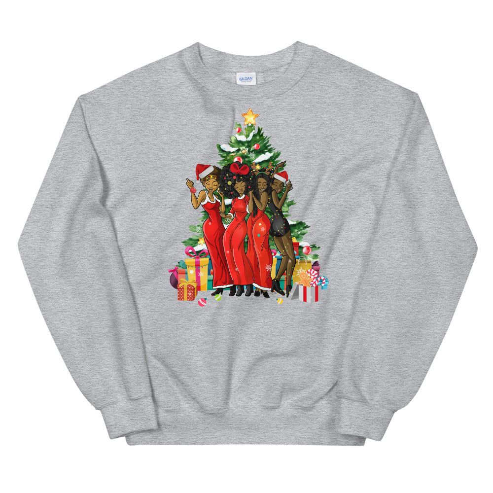 Primacy Melaninated Women Christmas Sweatshirt