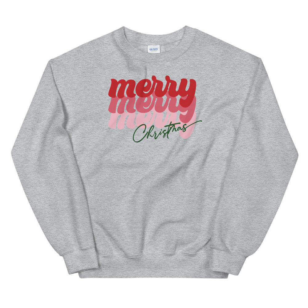 Primacy Merry x 3 Christmas Sweatshirt