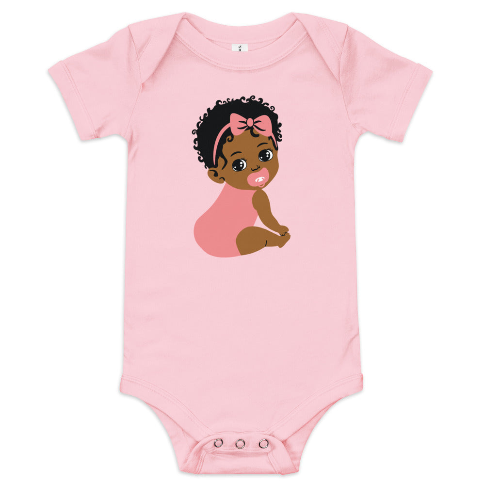 Primacy Baby Princess In Pink Short Sleeve One Piece