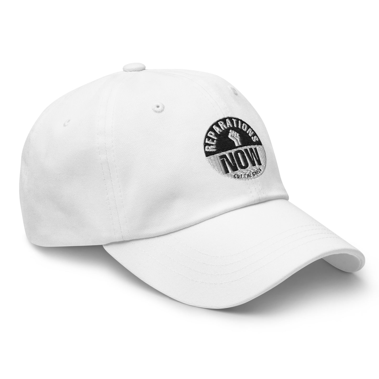 Cut The Check Reparations NOW Dad Hat