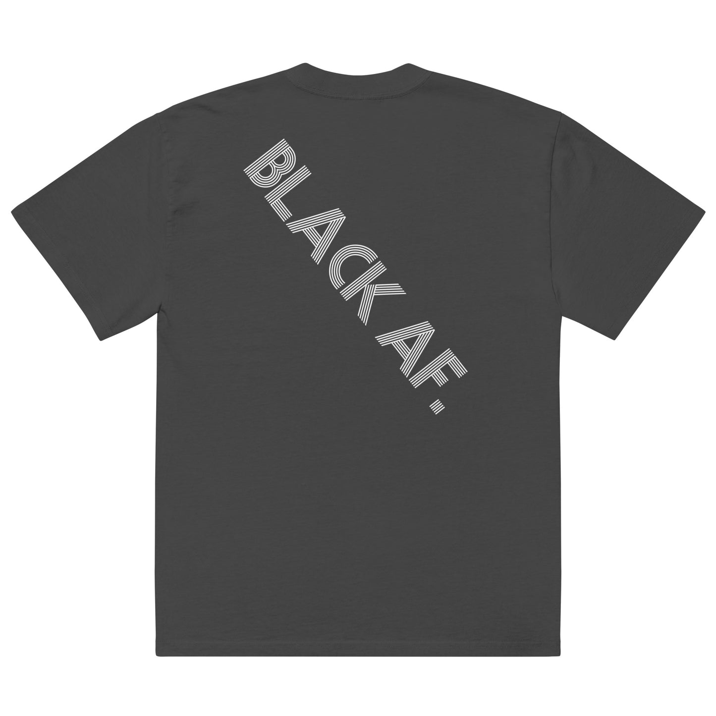 Primacy Black AF Premium Oversized Faded T-shirt