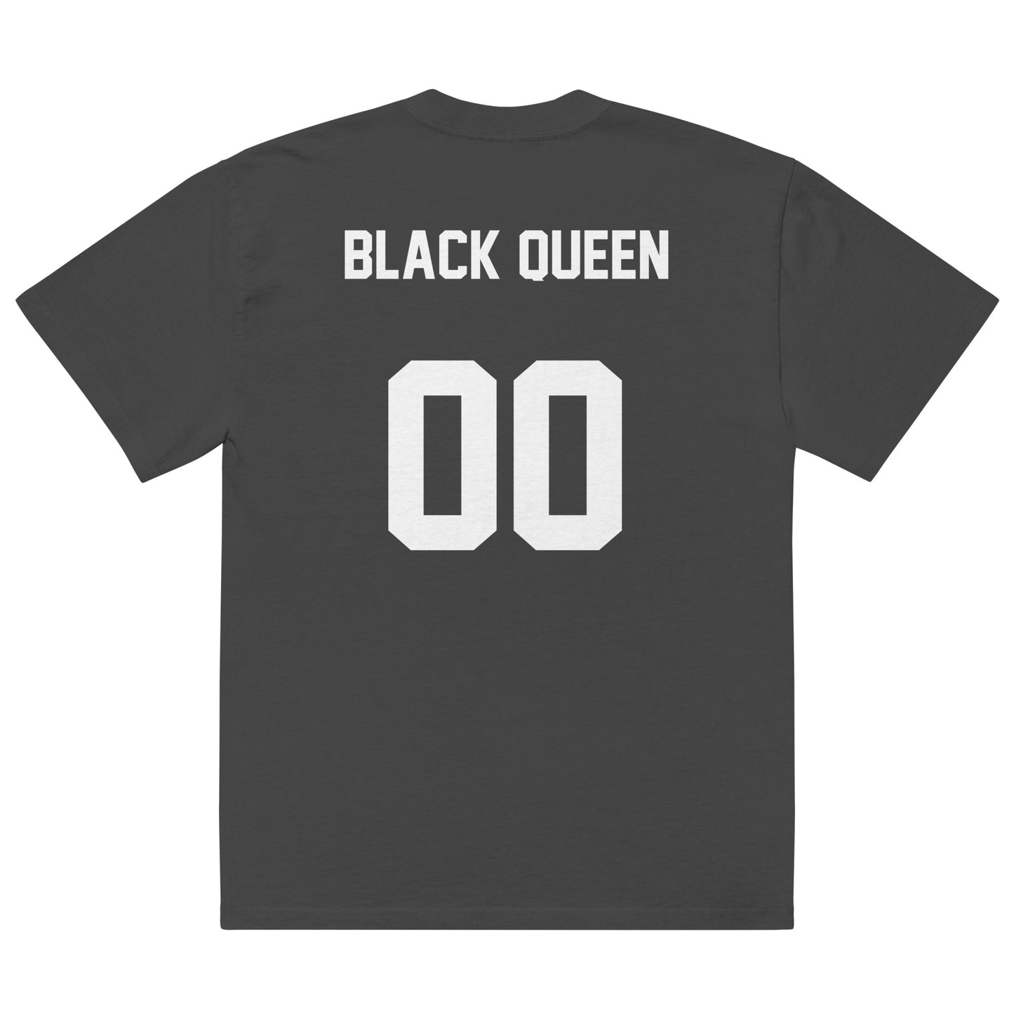 Black Queen Premium Oversized Faded T-Shirt