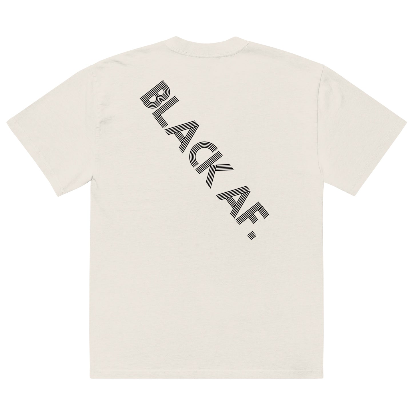 Primacy Black AF Premium Oversized Faded T-shirt