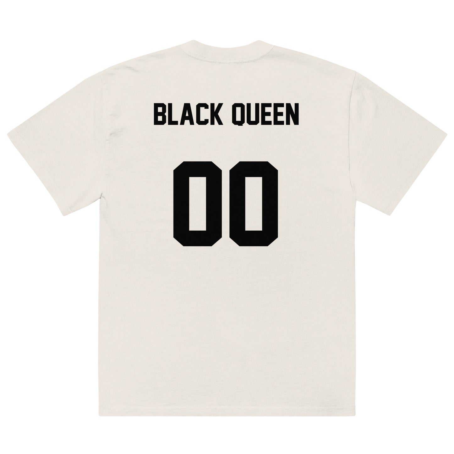 Black Queen Premium Oversized Faded T-Shirt