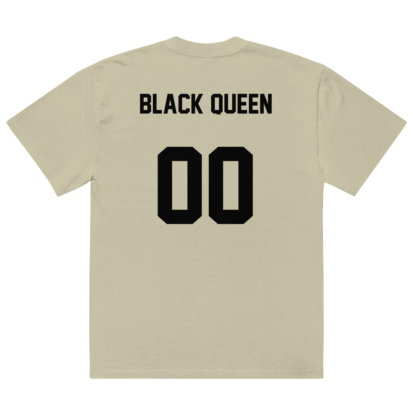 Black Queen Premium Oversized Faded T-Shirt