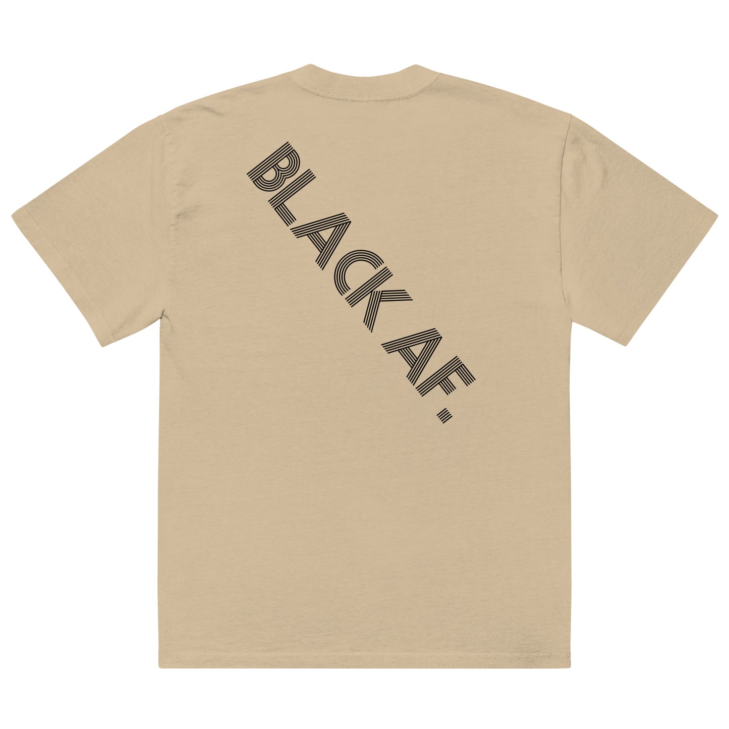 Primacy Black AF Premium Oversized Faded T-shirt