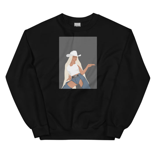 Cowboy Carter Inspired "Minimalist" Sweatshirt