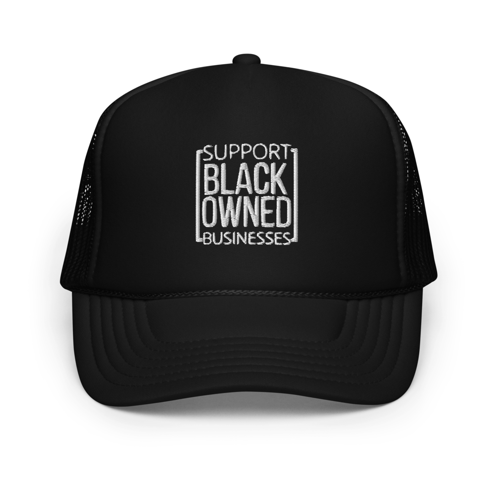Primacy Support Black Owned Trucker Hat – Black Primacy