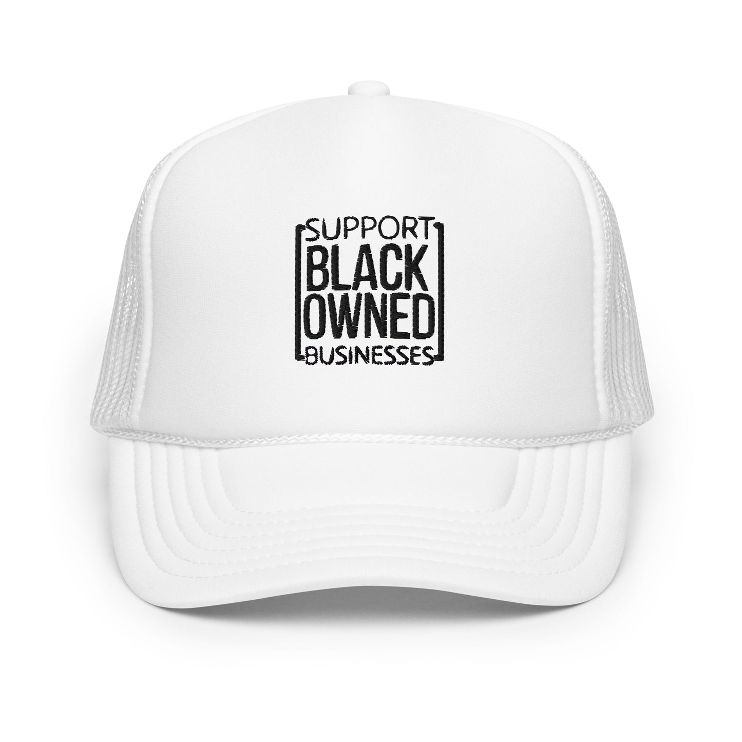 Primacy Support Black Owned Trucker Hat