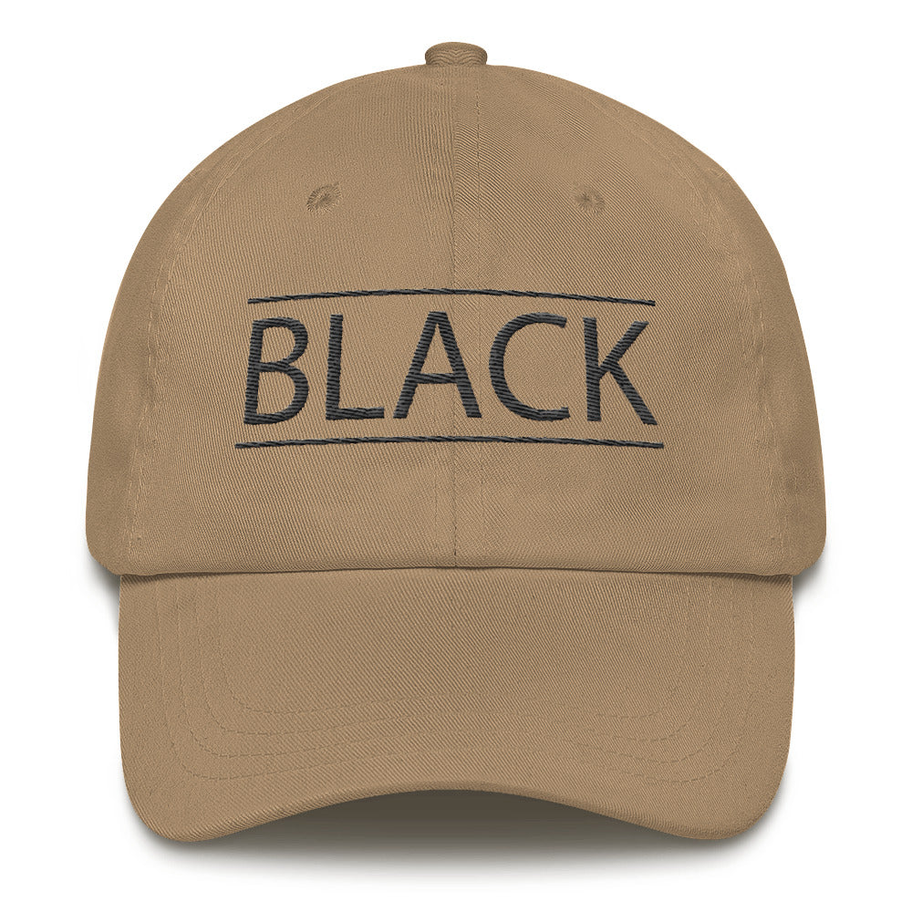 BLACK Dad Hat