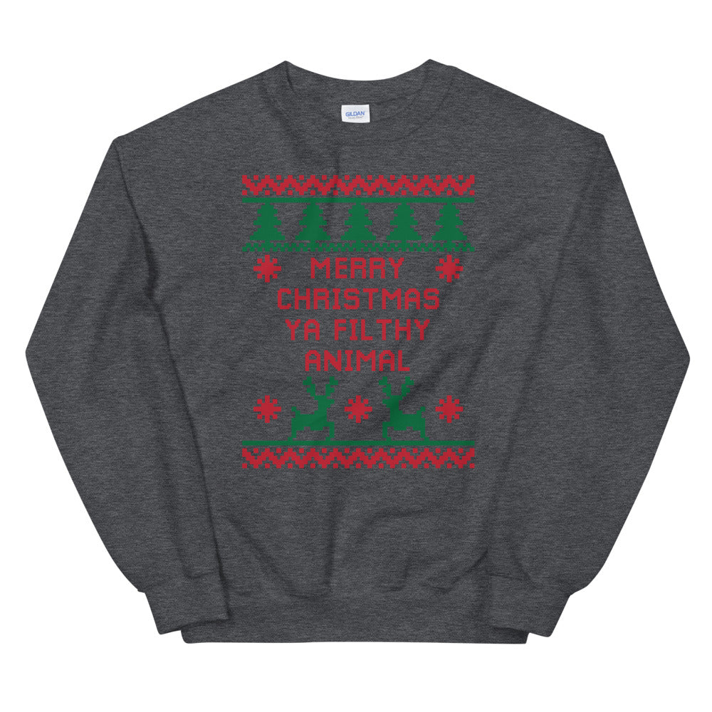 Primacy Filthy Animal Christmas Sweatshirt