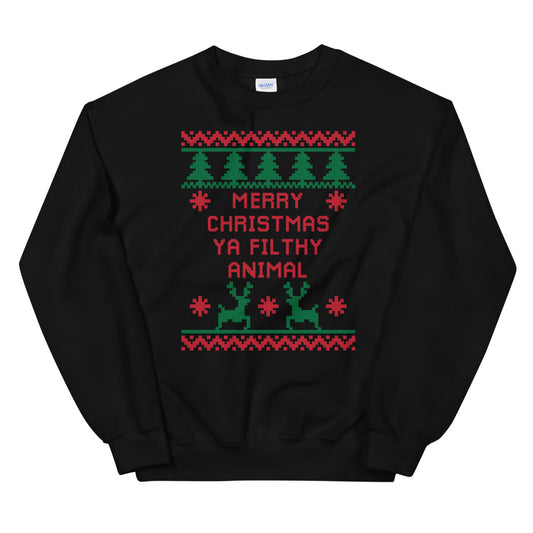 Primacy Filthy Animal Christmas Sweatshirt