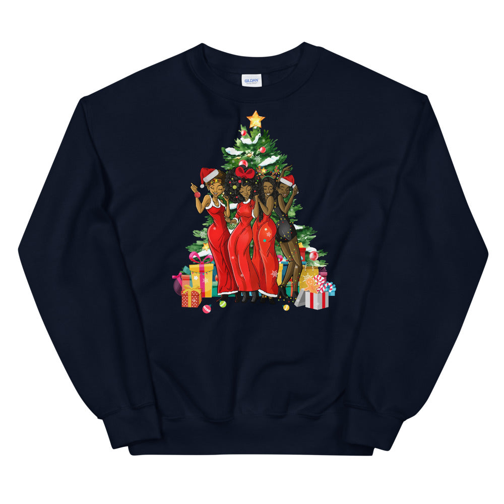 Primacy Melaninated Women Christmas Sweatshirt