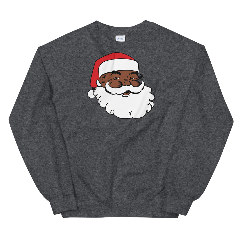 Primacy Jolly Black Santa Sweatshirt